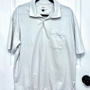 American Eagle Outfitters Soft Gray Polo Shirt